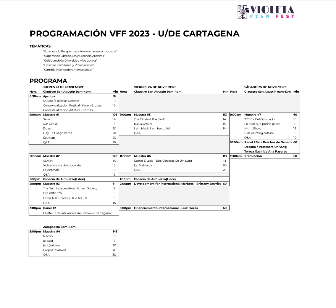 programacion VFF