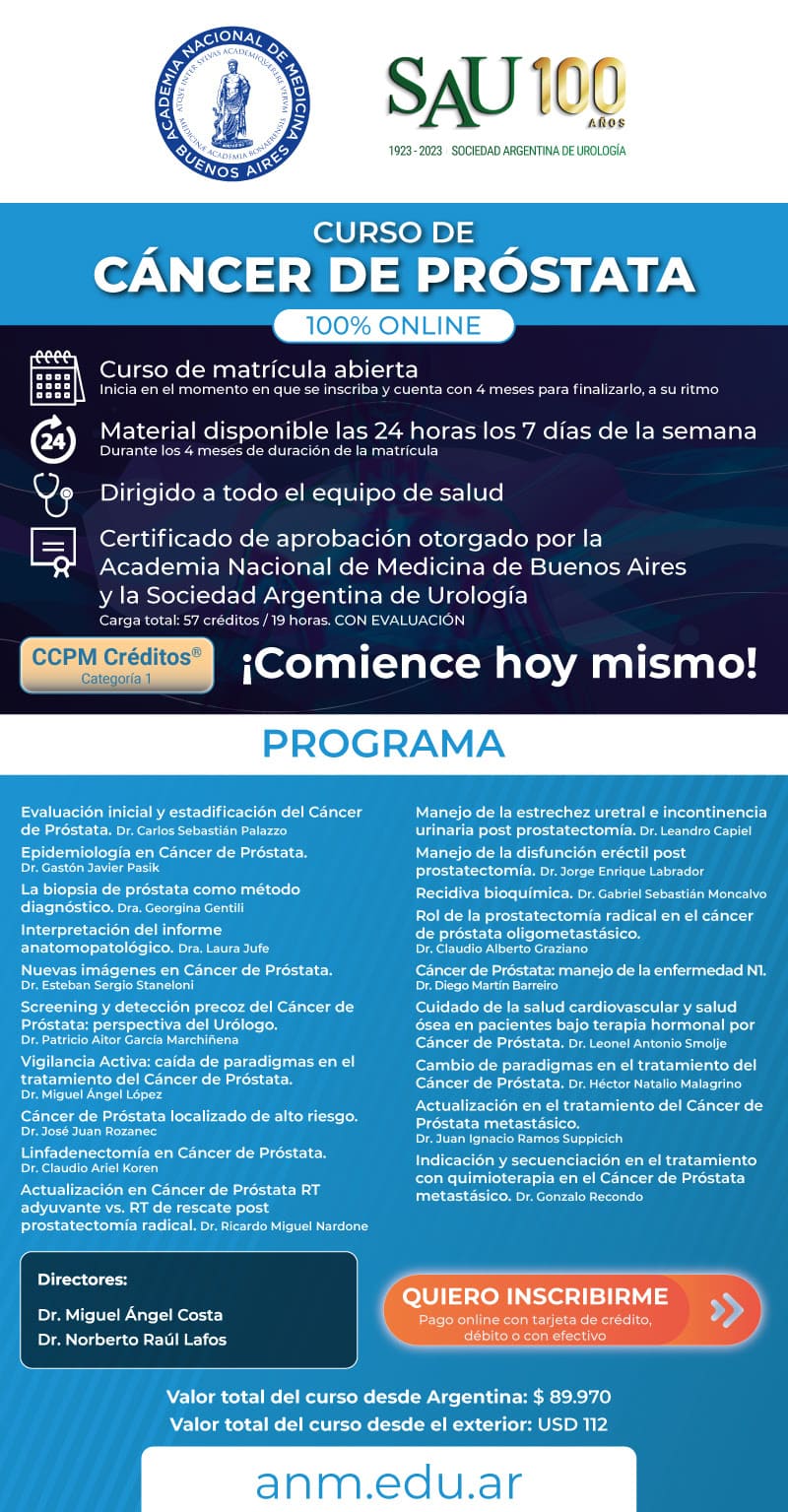 curso de cancer de prostata