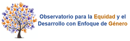 logotipo observatorio para la equidad y el desarrollo con enfoque de genero