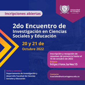 2do Encuentro de Investigación en Ciencias Sociales y Educación