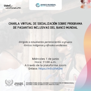 Charla Socialización sobre el Programa de Pasantías Inclusivas del Banco Mundial