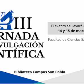  Invitación a la III Jornada de Divulgación Científica