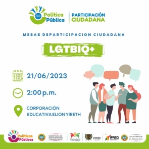 Mesas de Participación Ciudadana LGTBIQ+