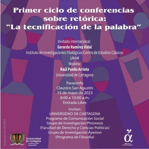 Primer Ciclo de Conferencias: La tecnificación de la palabra