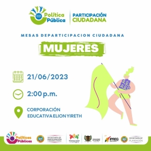 Mesas de Participación Ciudadana Mujeres