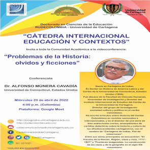 Conferencia:  “Problemas de la Historia:olvidos y ficciones”