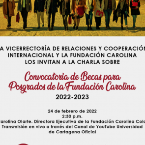 Charla Becas Fundación Carolina