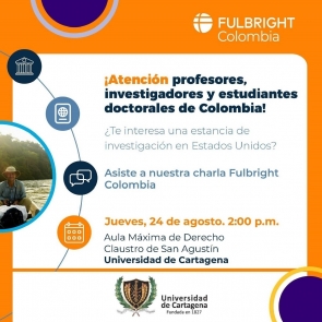 Charla Fulbright de becas para profesores, investigadores y estudiantes doctorales