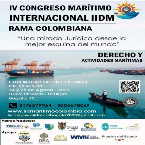  IV Congreso Marítimo Internacional del IIDM - Rama Colombiana "Una mirada jurídica desde la mejor esquina del mundo"