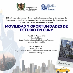 Charla "Movilidad y Oportunidades de Estudio en CUNY"