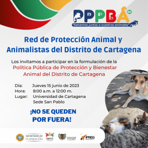 Política Pública de Protección y Bienestar Animal del Distrito de Cartagena