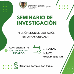 Seminario de  Investigación Fenómenos de Disipación en la Nanoescala