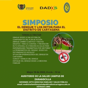 Simposio: El dengue y los retos para el Distrito de Cartagena